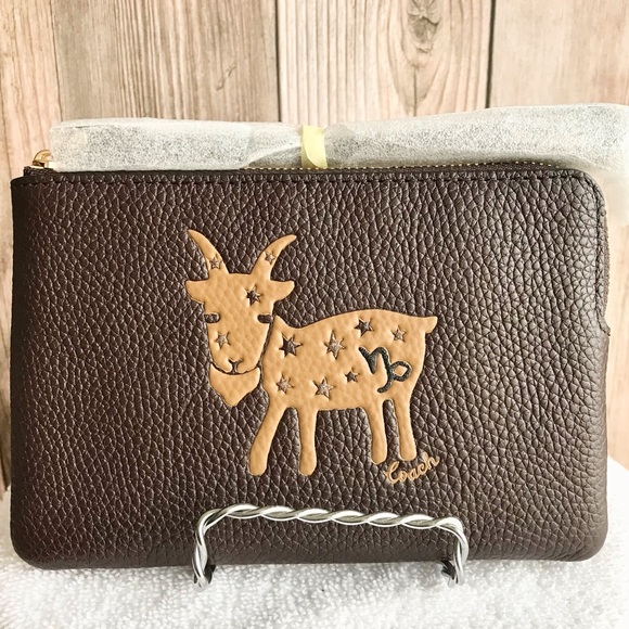 Coach Handbags - Coach Capricorn Corner Zip Wristlet LAST ONE